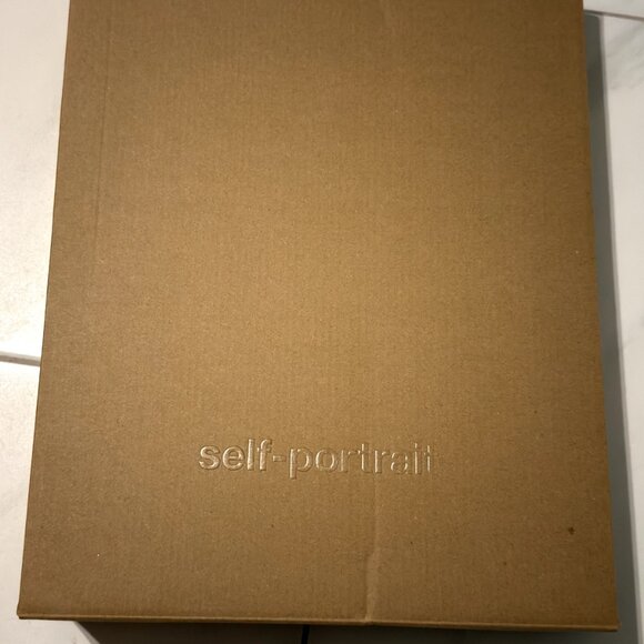 Self Portrait Blue Tweed Dress US 4 NWT - Picture 9 of 9